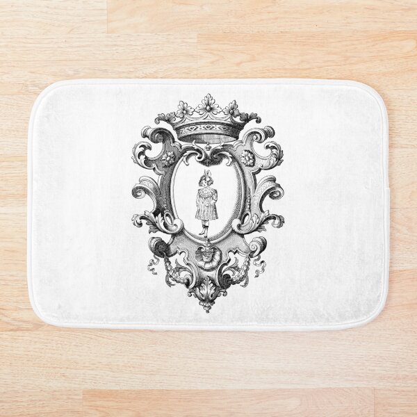 Princess Queen Vintage Design. Bath Mat