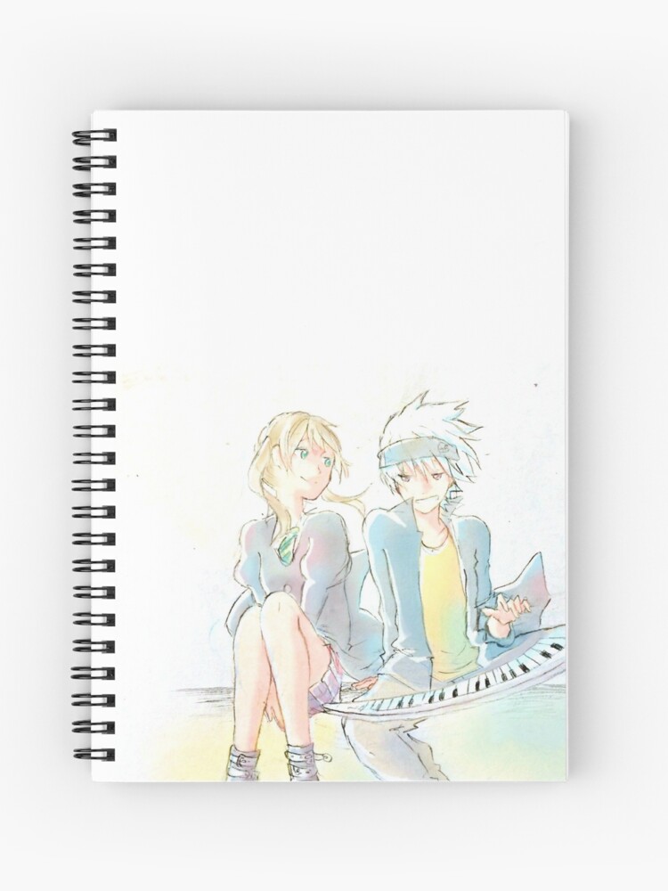 Soul Eater Soul X Maka Spiral Notebook By Xakurara Redbubble