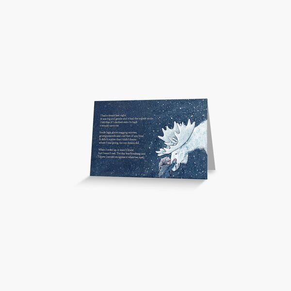 A dream to carry you Greeting Card