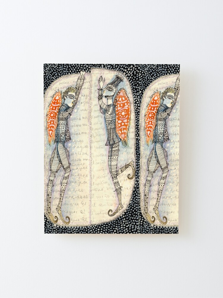 Alternate view of La conversación de los Angeles Mounted Print