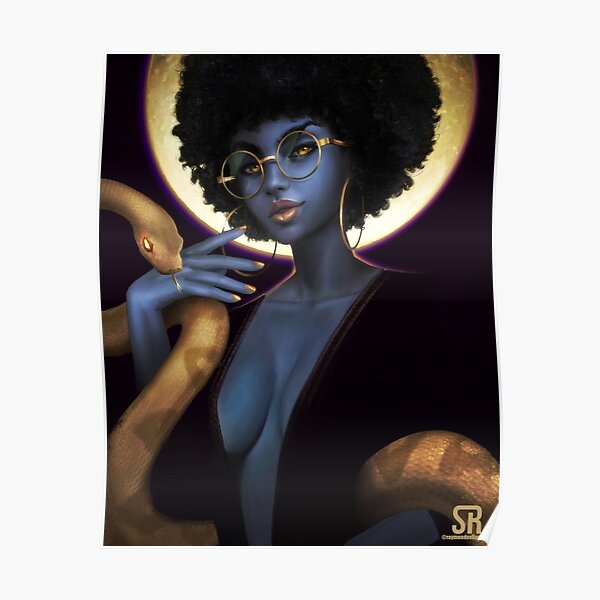 Afro Eclipse Poster