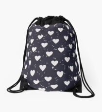 Harry Styles Shirt Pattern - Hearts Drawstring Bag