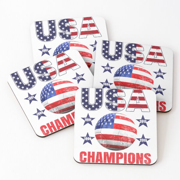 Item preview, USA Women Soccer World Champions 2019 4 Stars Gift designed and sold by NUMAcreations.