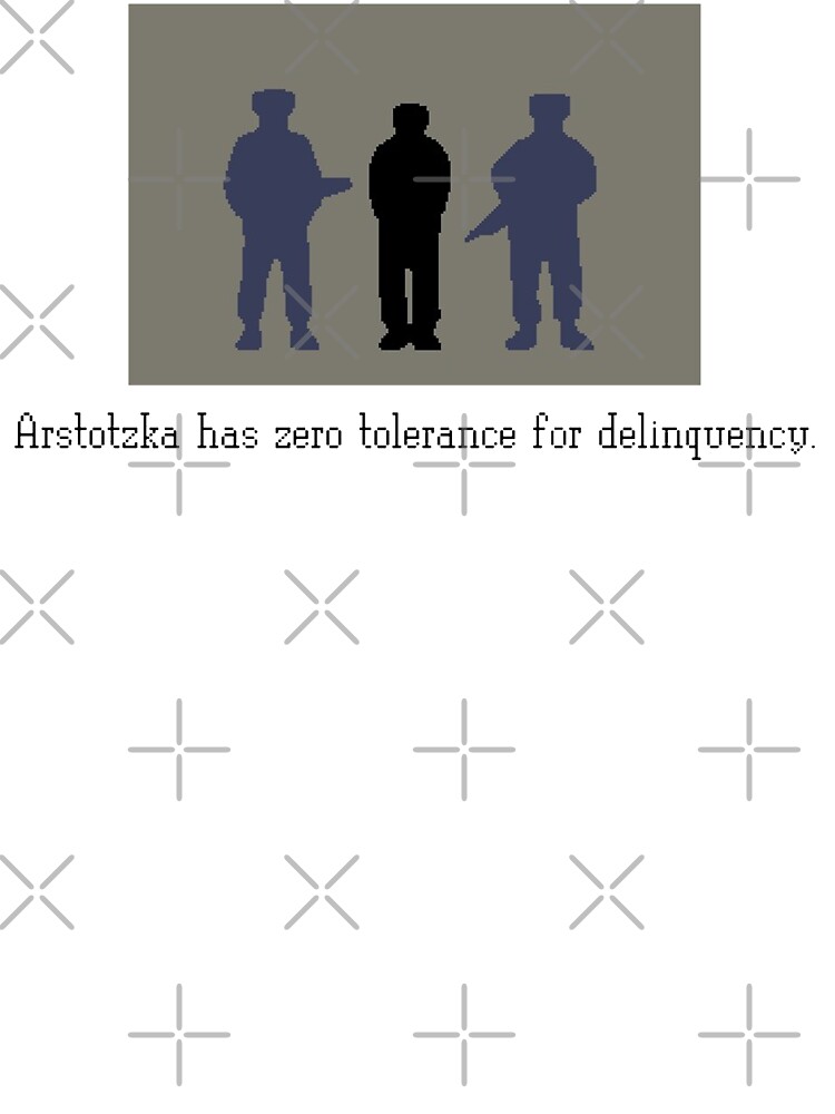 Arstotzka Has Zero Tolerance For Delinquency Kids T Shirt By Artsylab Redbubble - arstotzka pin roblox
