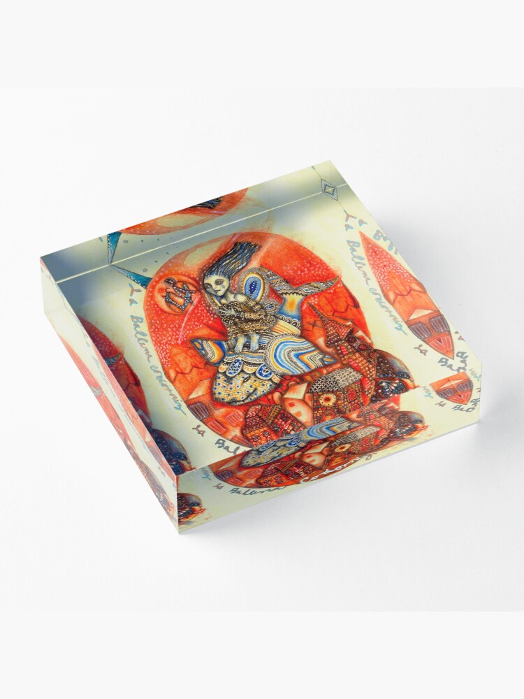 Alternate view of Ballena codorniz Acrylic Block