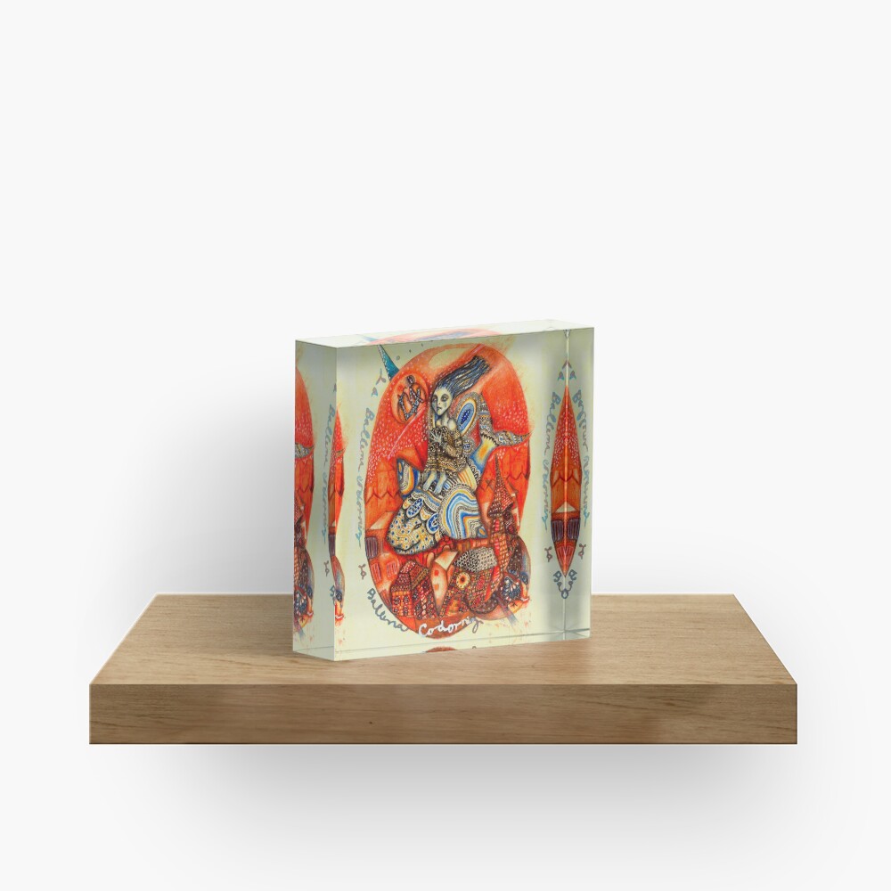Ballena codorniz Acrylic Block
