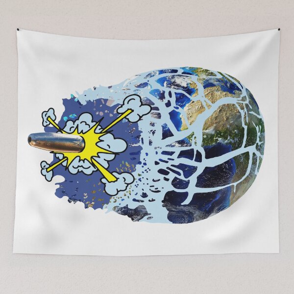 Item preview, Earth; Killed In Action; designed and sold by StickerApe.