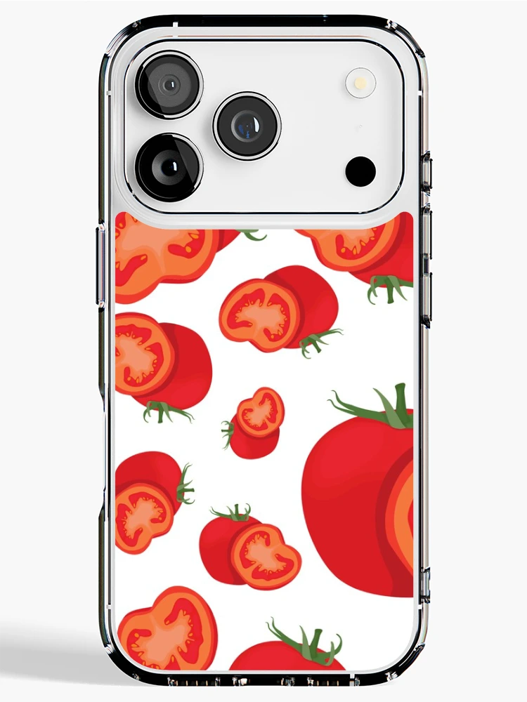 Thumbnail 1 of 5, iPhone Case, Tomato pattern designed and sold by conceptDVS.