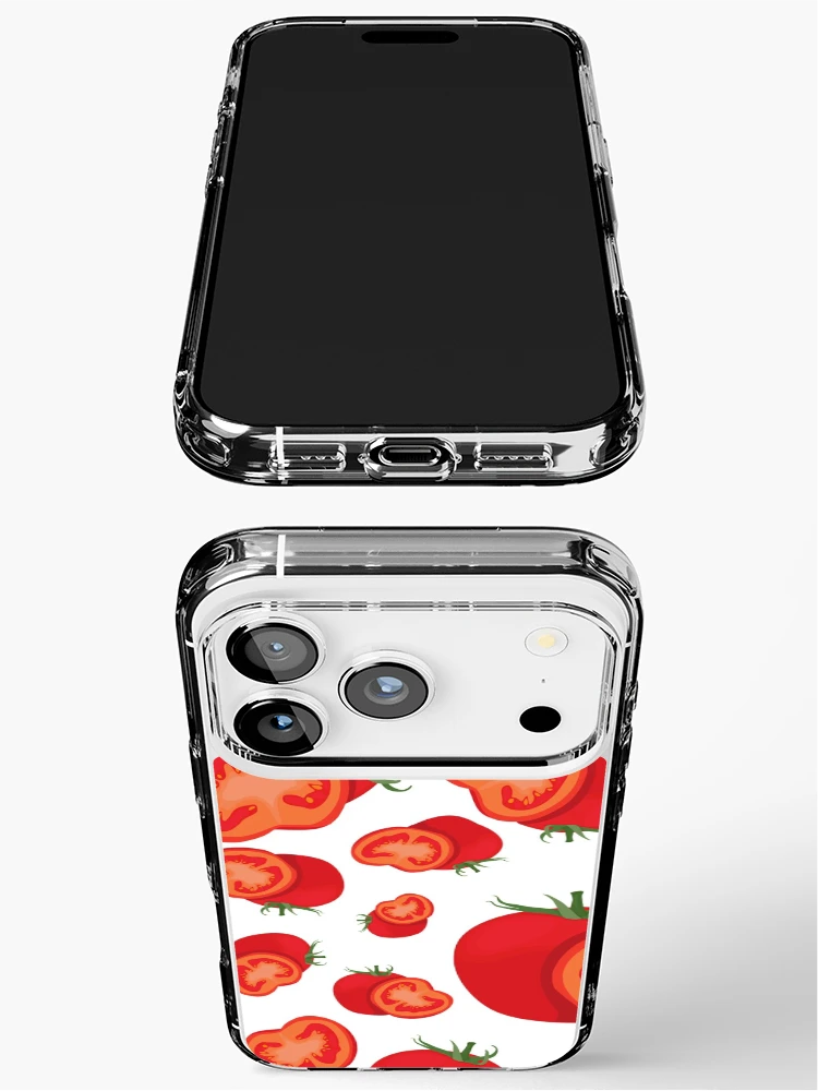 Thumbnail 3 of 5, iPhone Case, Tomato pattern designed and sold by conceptDVS.