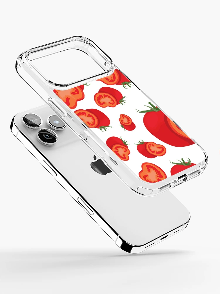 Thumbnail 2 of 5, iPhone Case, Tomato pattern designed and sold by conceptDVS.