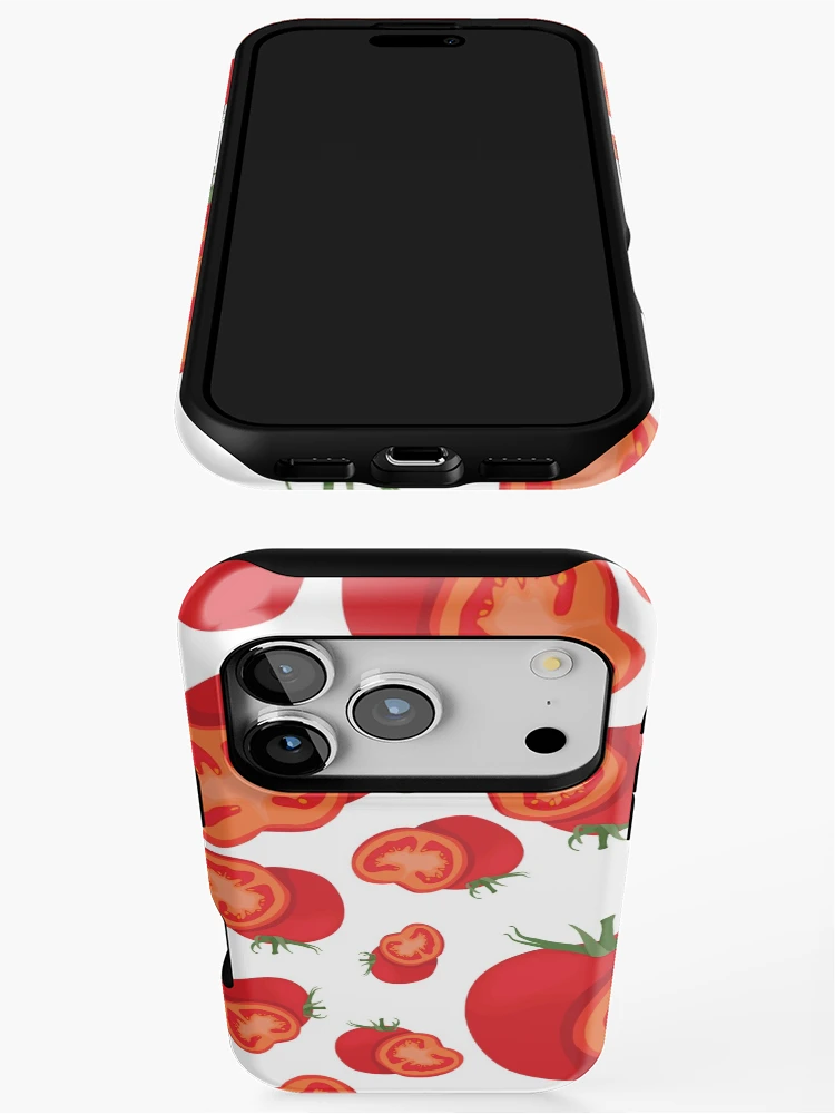 Thumbnail 3 of 4, iPhone Case, Tomato pattern  designed and sold by conceptDVS.