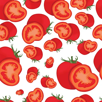 Artwork thumbnail, Tomato pattern  by conceptDVS