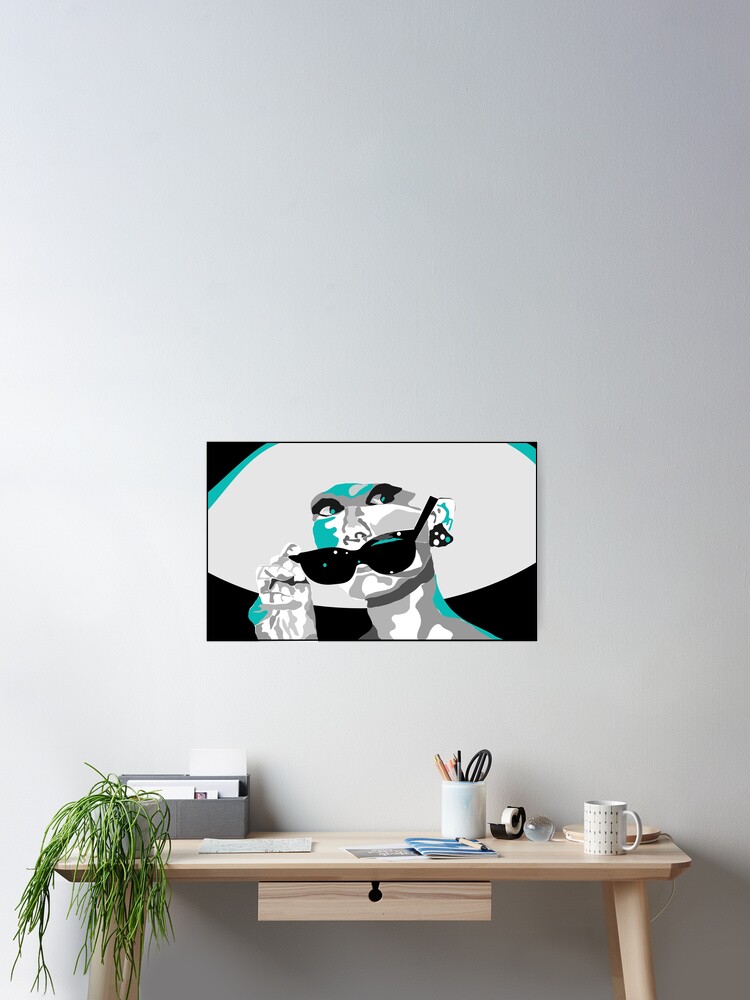 Breakfast with Audrey Negative Space Poster