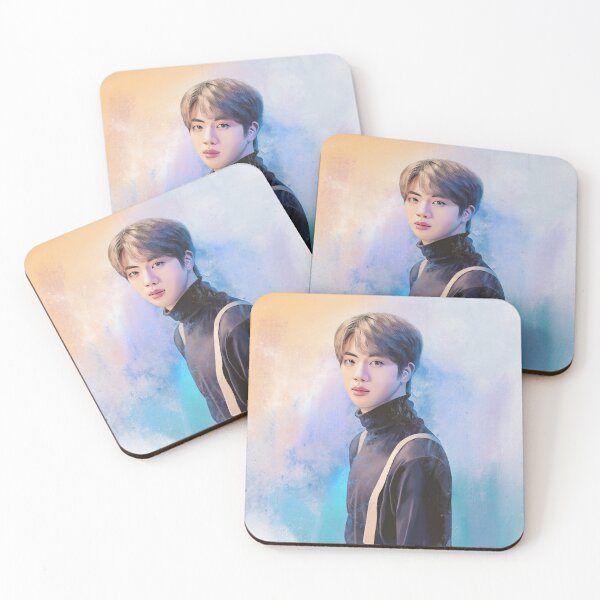 Item preview, BTS Kim Seokjin digital art piece designed and sold by honeybangtann.