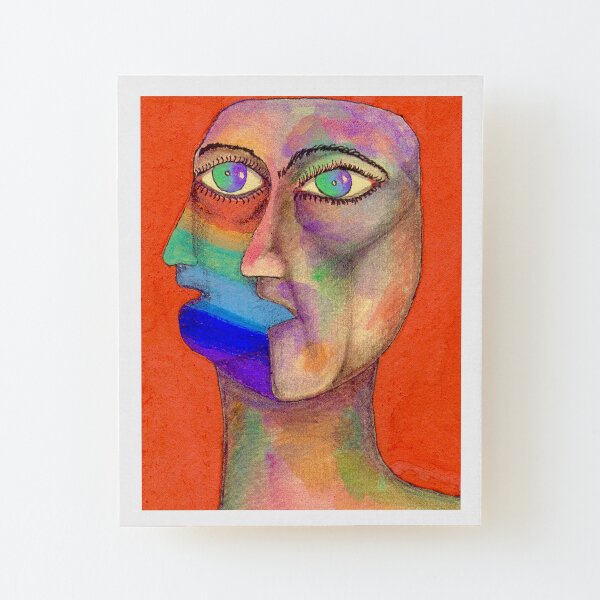 Dualidad Wood Mounted Print