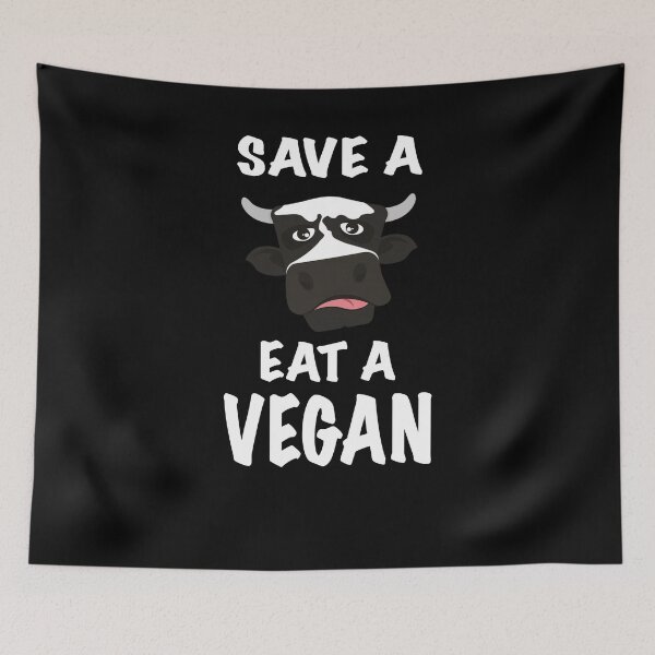 Item preview, Save a cow eat a vegan designed and sold by zejose.