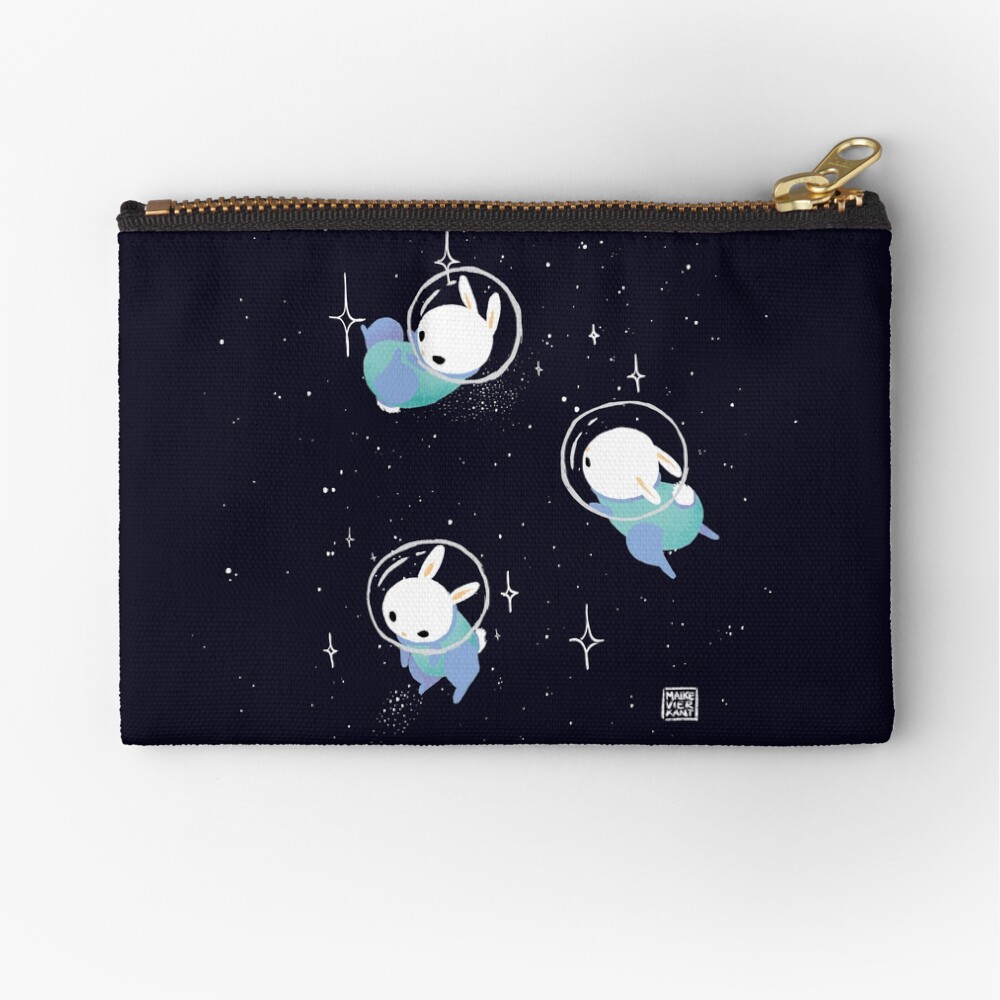Space Bunnies Zipper Pouch