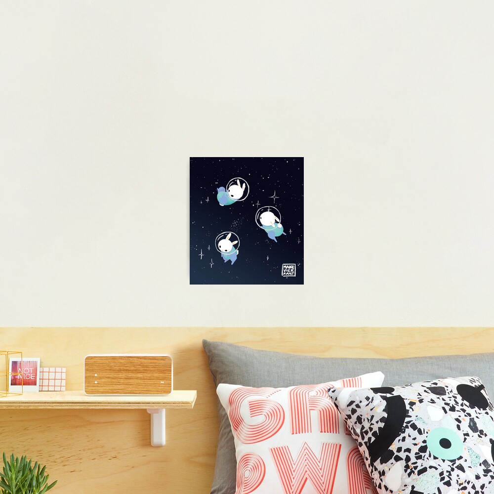 Space Bunnies Photographic Print