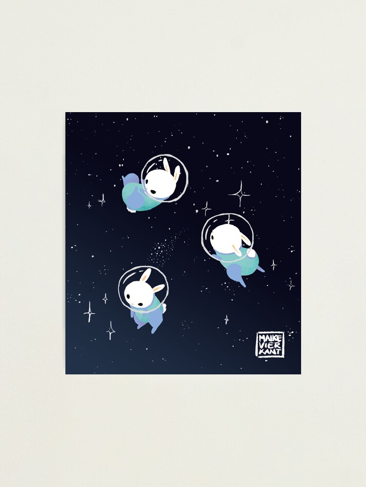 Alternate view of Space Bunnies Photographic Print