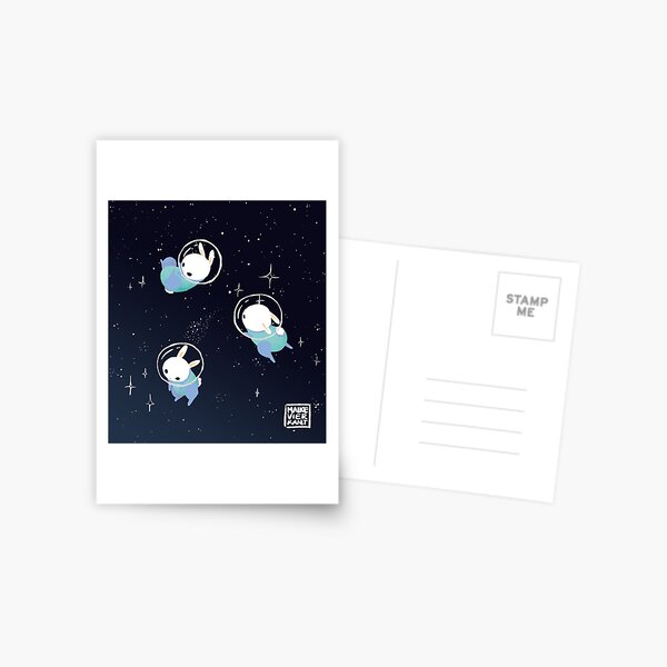 Space Bunnies Postcard