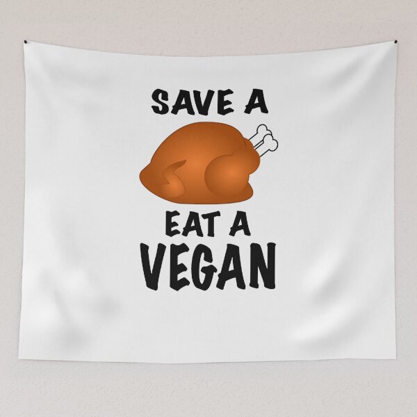 Item preview, Save a turkey eat a vegan designed and sold by zejose.