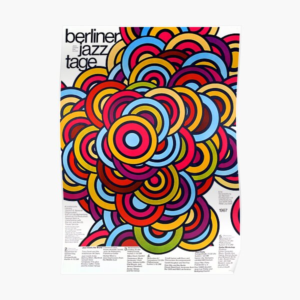 Berlin Jazz Festival 1967 Poster