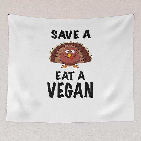 Item preview, Save a turkey eat a vegan designed and sold by zejose.