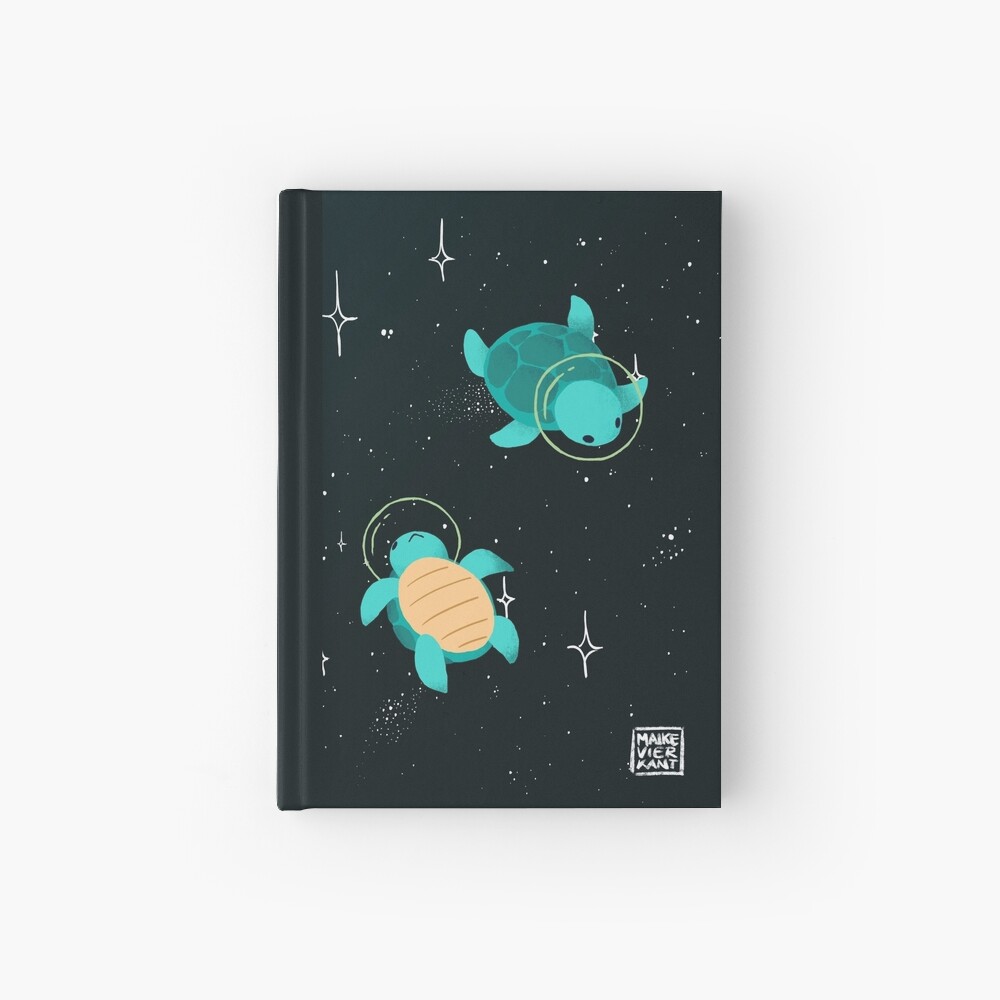 Space Turtles Hardcover Journal