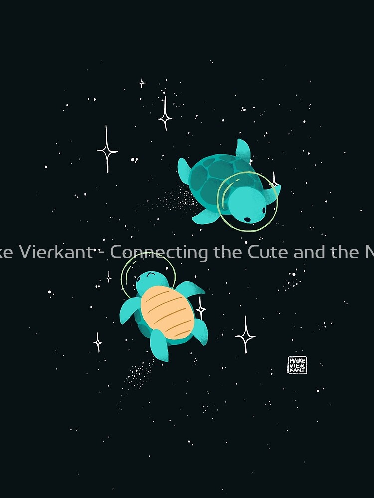 Thumbnail 5 of 5, Graphic T-Shirt, Space Turtles designed and sold by Vierkant.