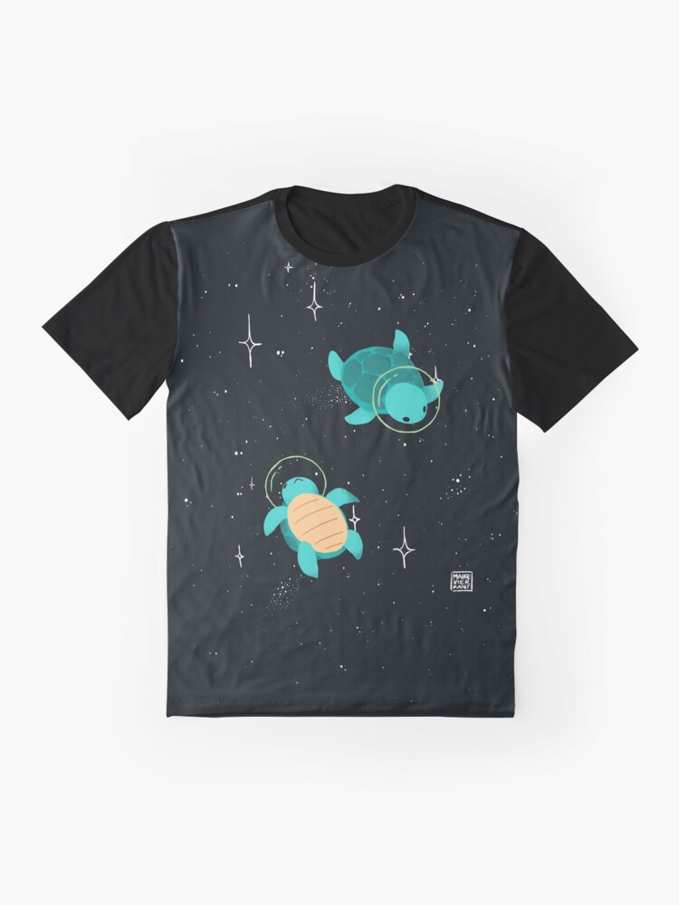 Thumbnail 4 of 5, Graphic T-Shirt, Space Turtles designed and sold by Vierkant.