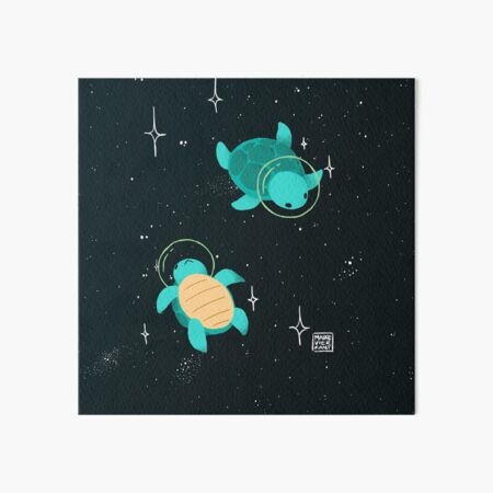 Item preview, Space Turtles designed and sold by Maike Vierkant - Connecting the Cute and the Nerdy.