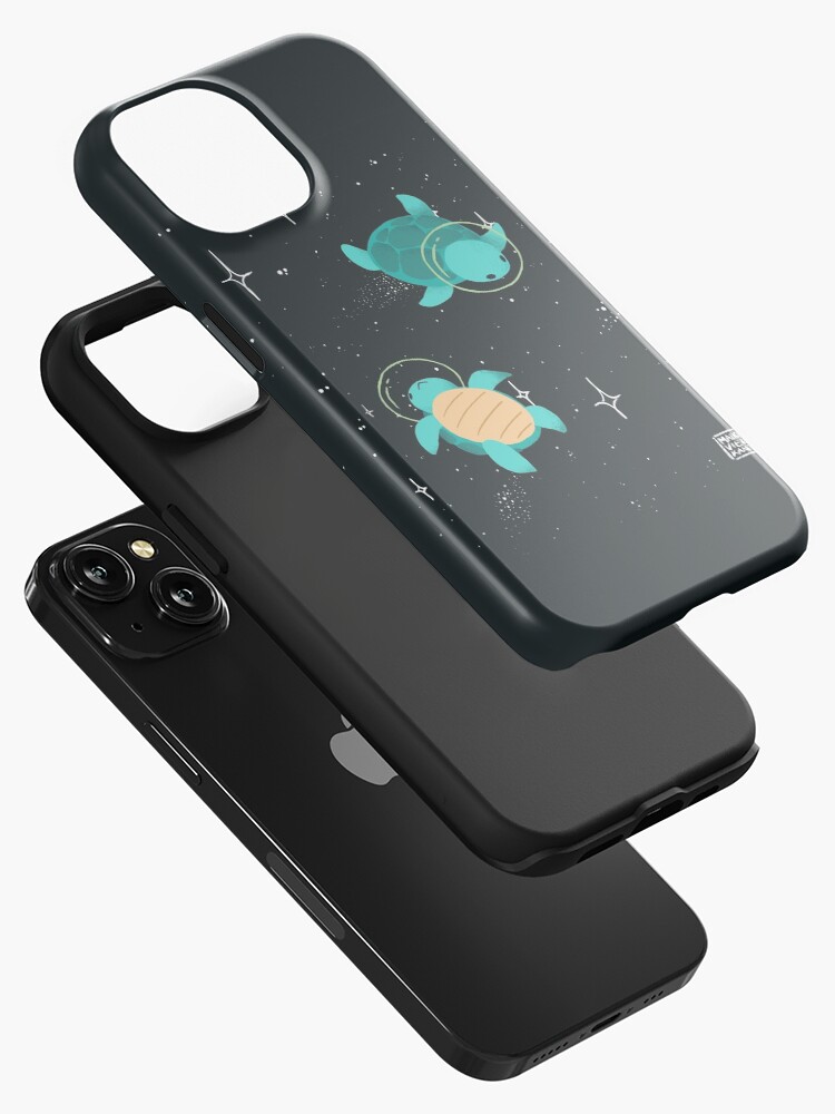 Thumbnail 2 of 4, iPhone Case, Space Turtles designed and sold by Vierkant.