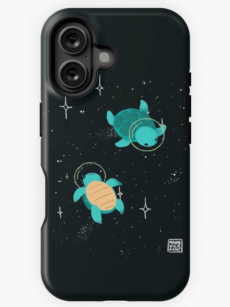 Thumbnail 1 of 4, iPhone Case, Space Turtles designed and sold by Vierkant.