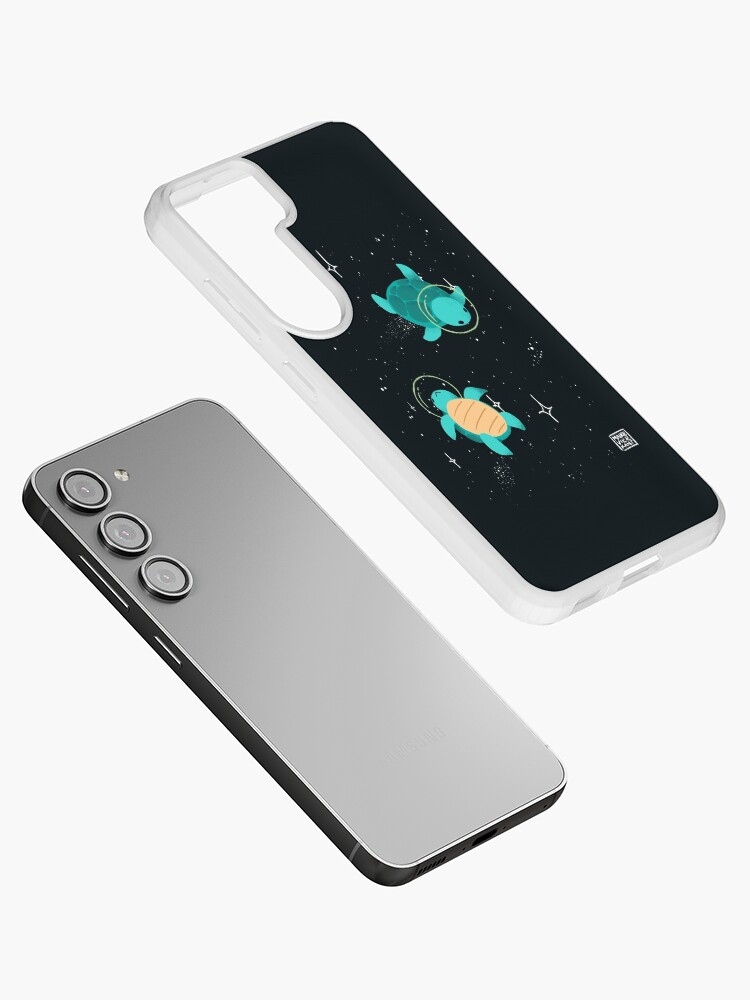 Thumbnail 2 of 4, Samsung Galaxy Phone Case, Space Turtles designed and sold by Maike Vierkant.