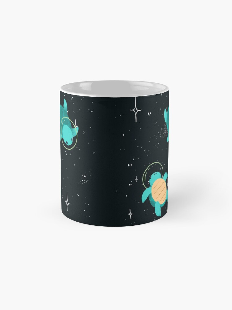 Thumbnail 4 of 6, Coffee Mug, Space Turtles designed and sold by Maike Vierkant.
