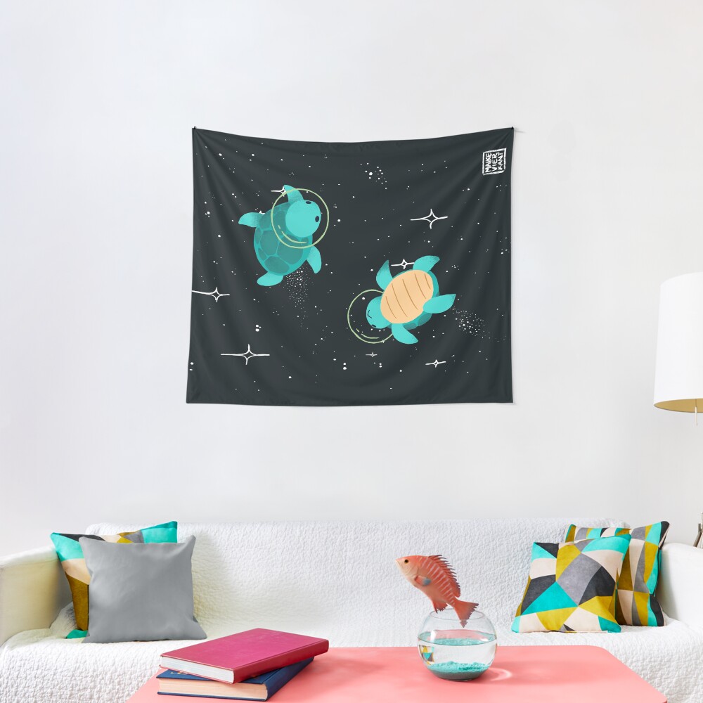 Space Turtles Tapestry