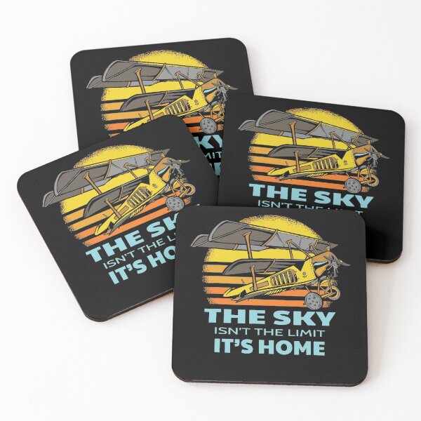 Item preview, The Sky Isn't The Limit It's Home Flying Airplane Plane Funny Pilot designed and sold by ChadricArtist.