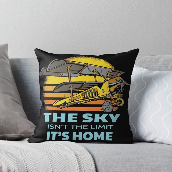 Item preview, The Sky Isn't The Limit It's Home Flying Airplane Plane Funny Pilot designed and sold by ChadricArtist.