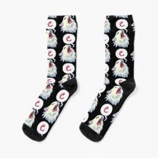 8-bit Shrimpin' Thurston the cat Socks