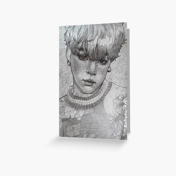 Yoongi - sketch Greeting Card