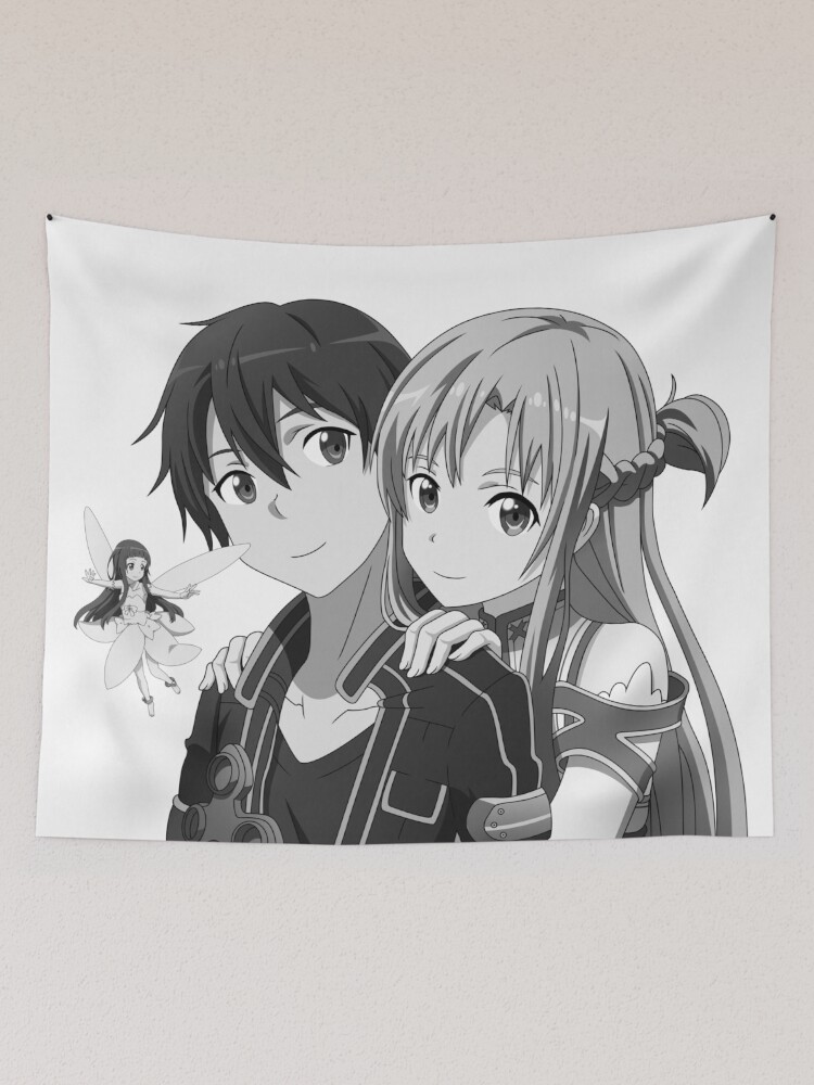 Speed Draw- Asuna and Kirito (SAO) 