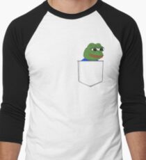 Happy Pocket Pepe Men's Baseball ¾ T-Shirt