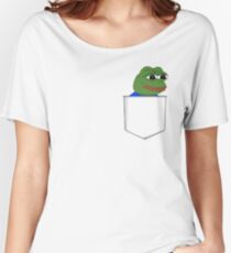 Happy Pocket Pepe Women's Relaxed Fit T-Shirt