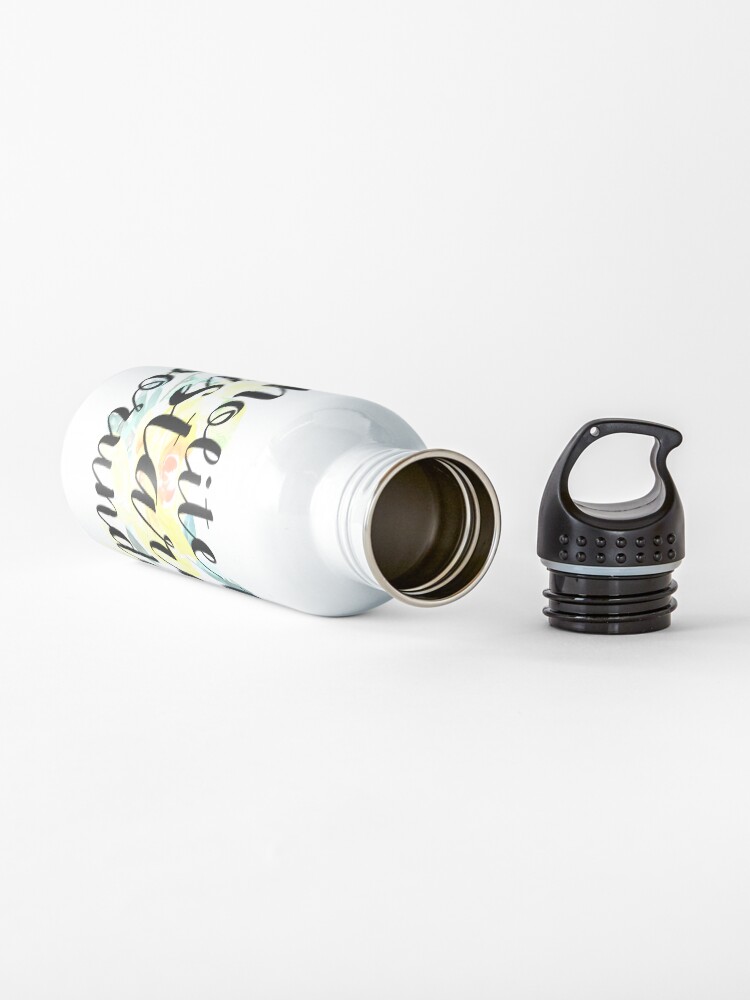 Alternate view of Nolite te Bastardes Carborundorum Floral Handmaids Tale Calligraphy Lettering Water Bottle