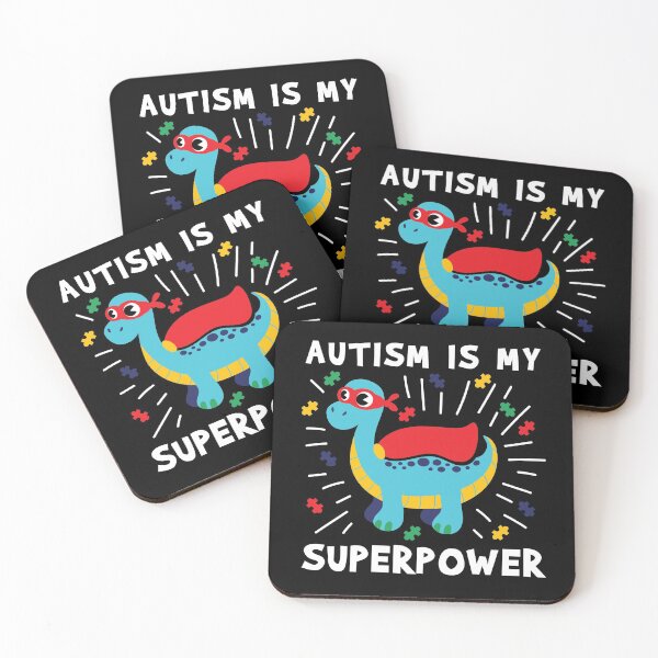 Item preview, Autism Is My Superpower Dino Awareness Support designed and sold by Pubi.