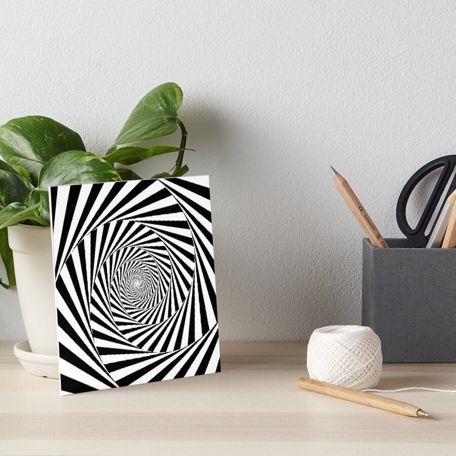 Optical Illusion Beige Swirl,  gbra,6x6,900x900