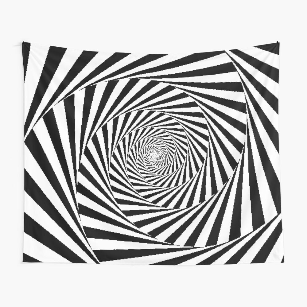 Optical Illusion Beige Swirl,  tapestry,1200x-pad,1000x1000,f8f8f8