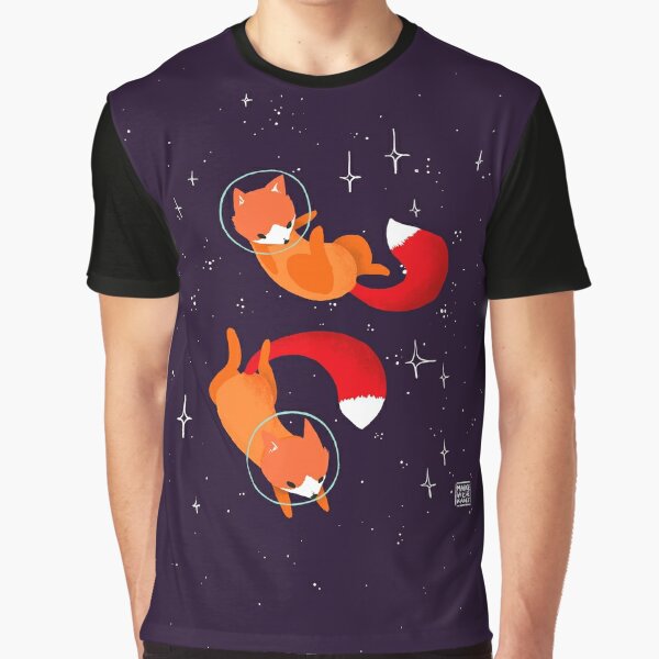 Space Foxes Graphic T-Shirt