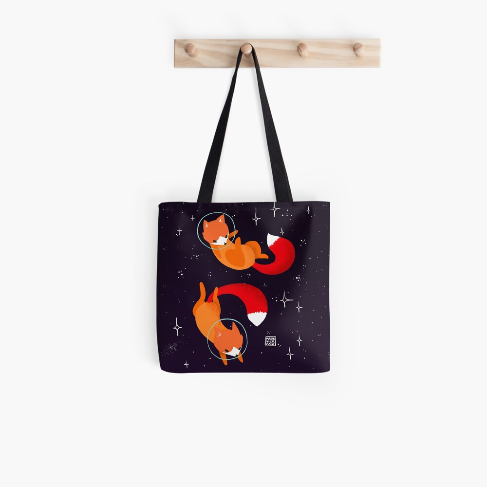 Space Foxes Tote Bag