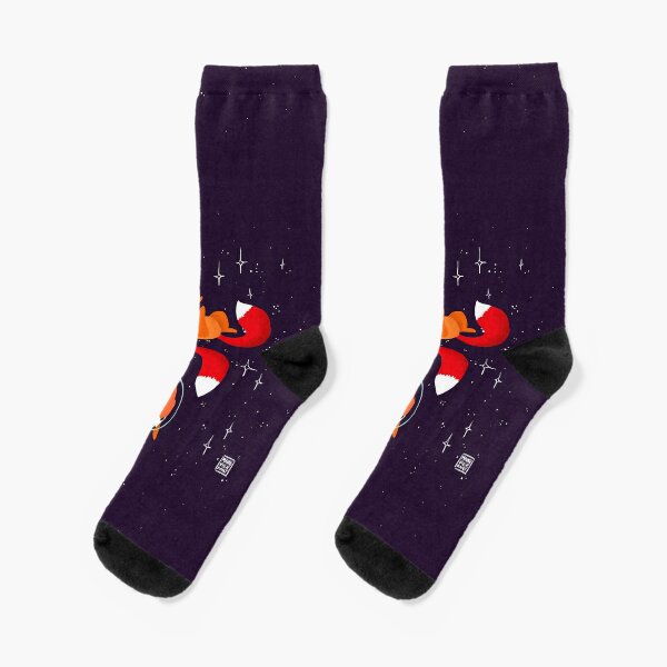 Disover Space Foxes | Socks